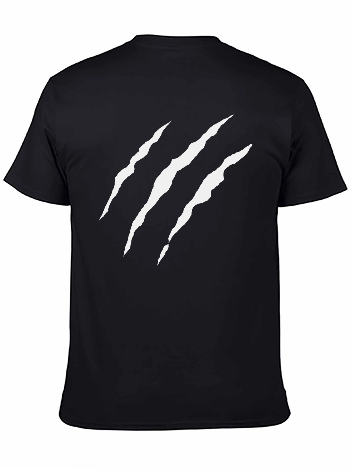 Claw Mark Graphic Black T-Shirt