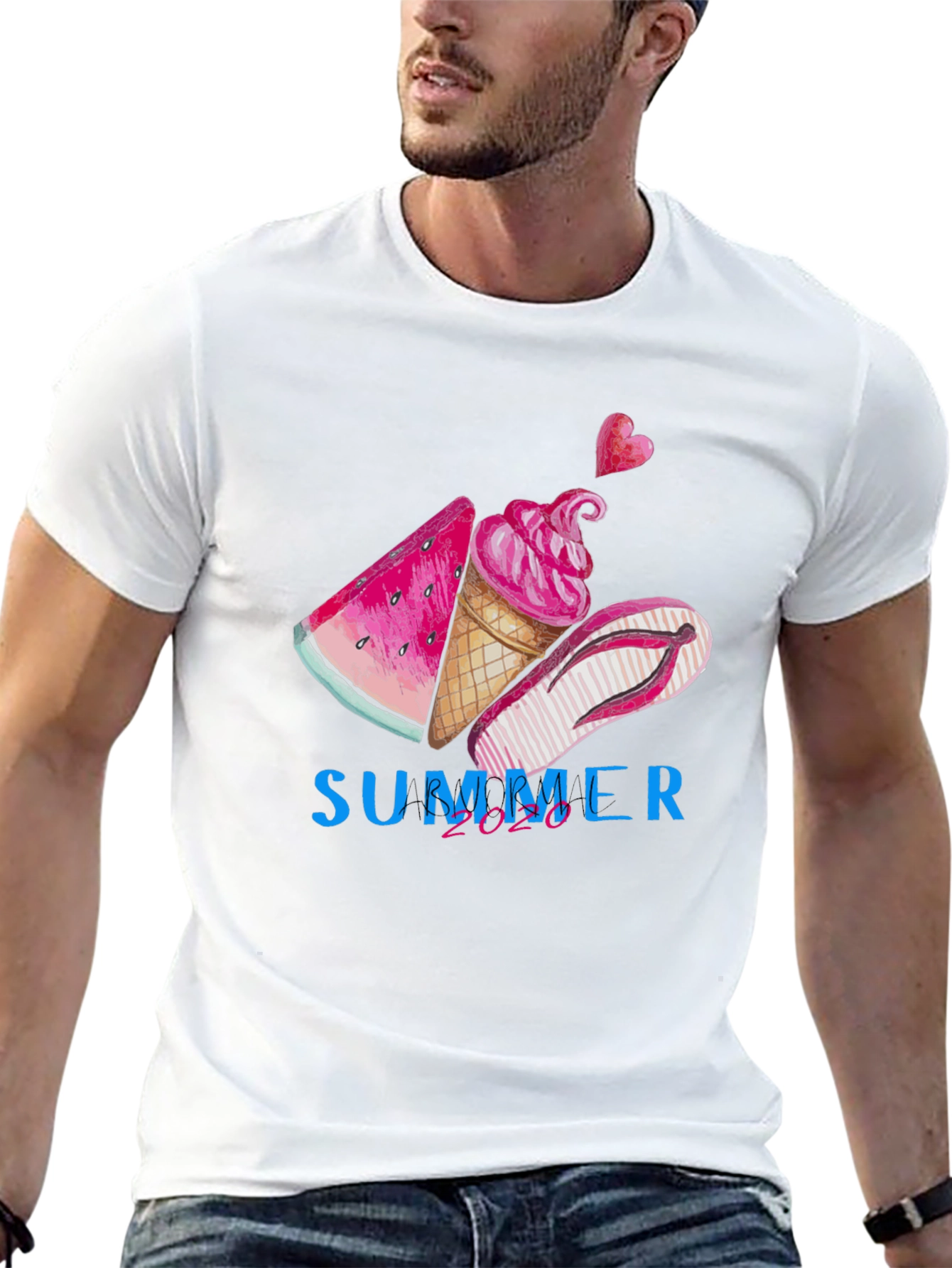 Summer Vibes Graphic Tee - Black