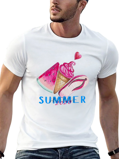 Summer Vibes Graphic Tee - Black