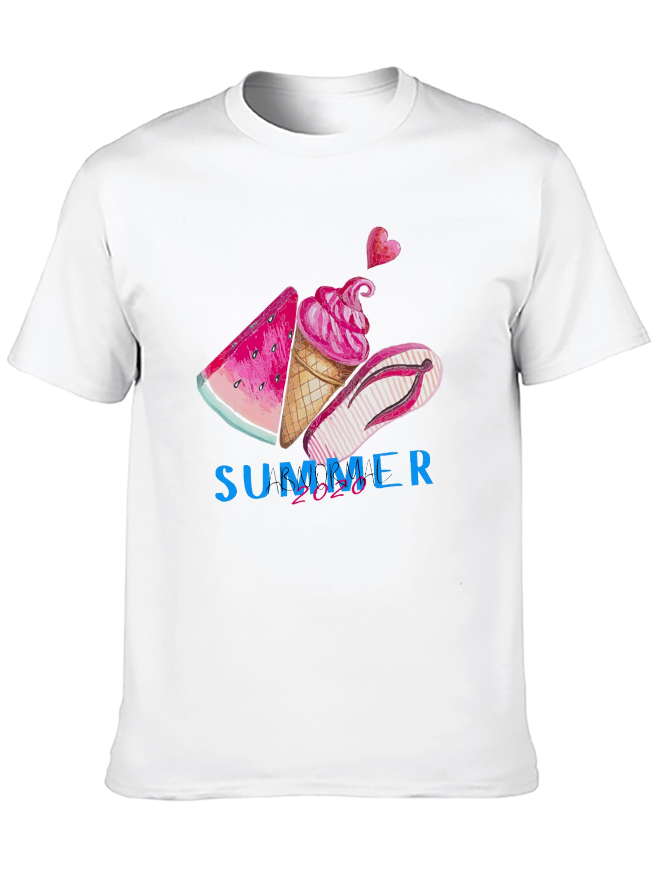Summer Vibes Graphic Tee - Black