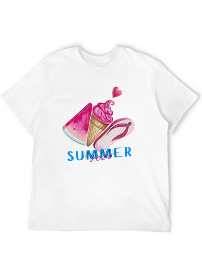 Summer Vibes Graphic Tee - Black