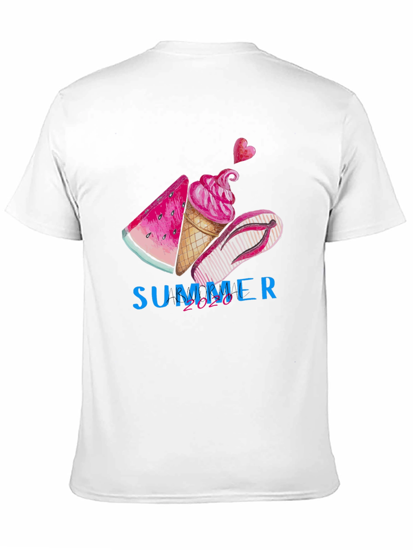 Summer Vibes Graphic Tee - Black