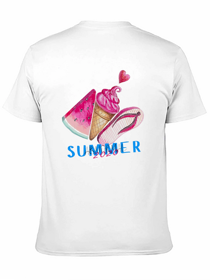 Summer Vibes Graphic Tee - Black