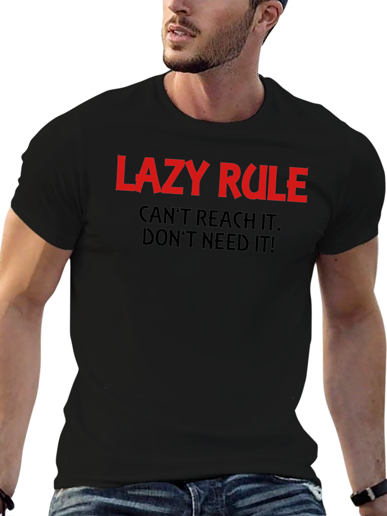 Lazy Rule Graphic Tee - Comfortable Everyday Wear