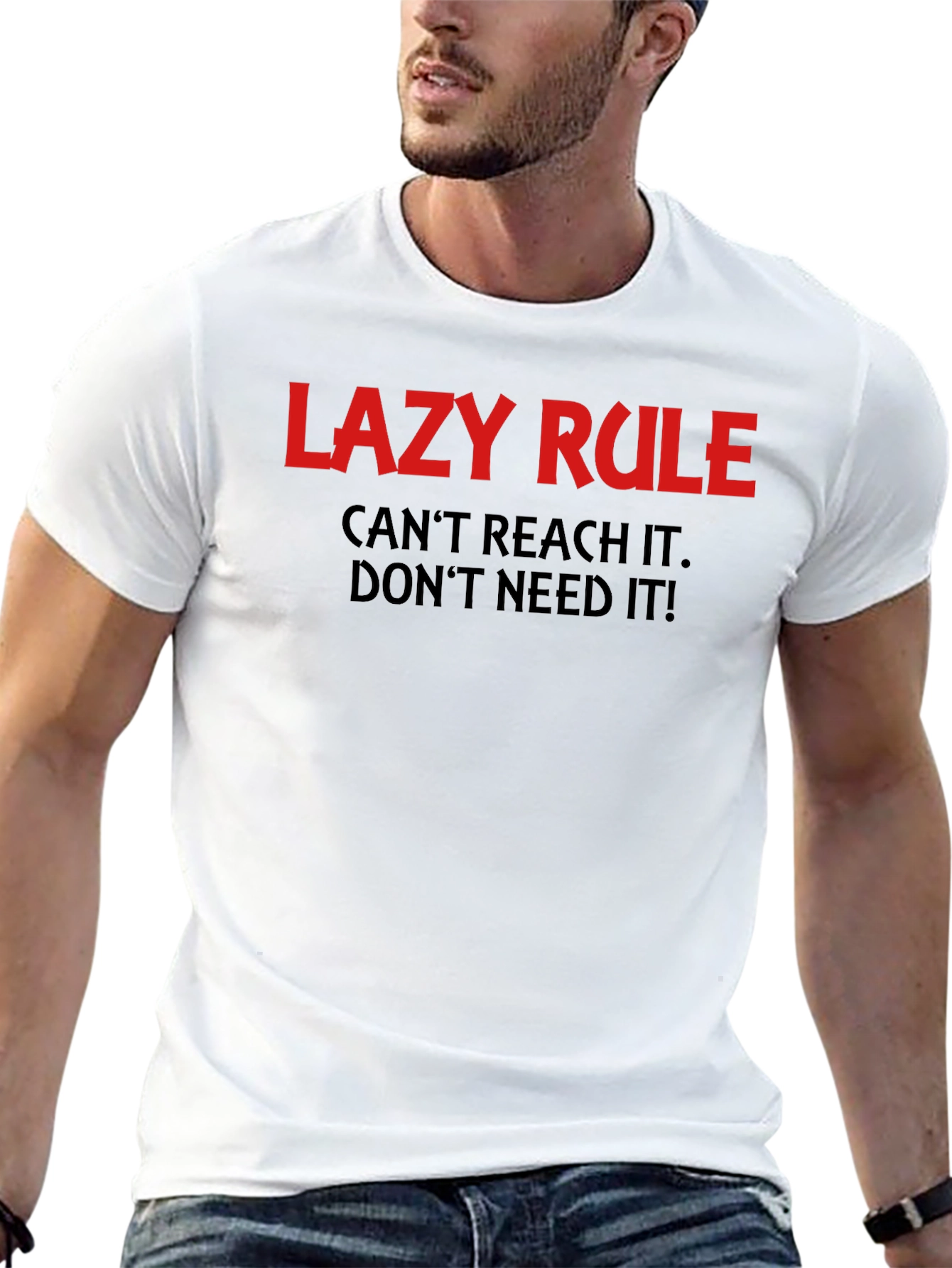 Lazy Rule Graphic Tee - Comfortable Everyday Wear