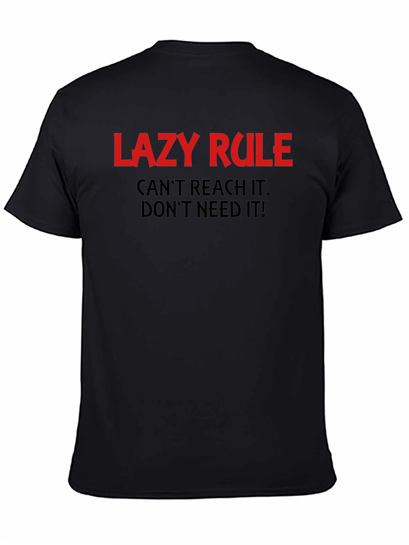 Lazy Rule Graphic Tee - Comfortable Everyday Wear
