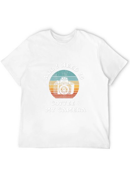 Coffee & Camera Graphic T-Shirt