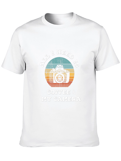 Coffee & Camera Graphic T-Shirt