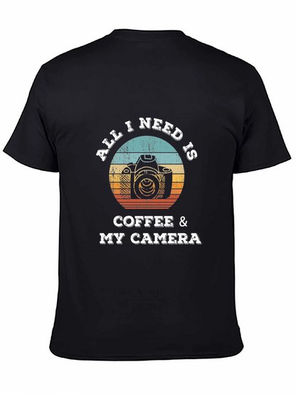 Coffee & Camera Graphic T-Shirt
