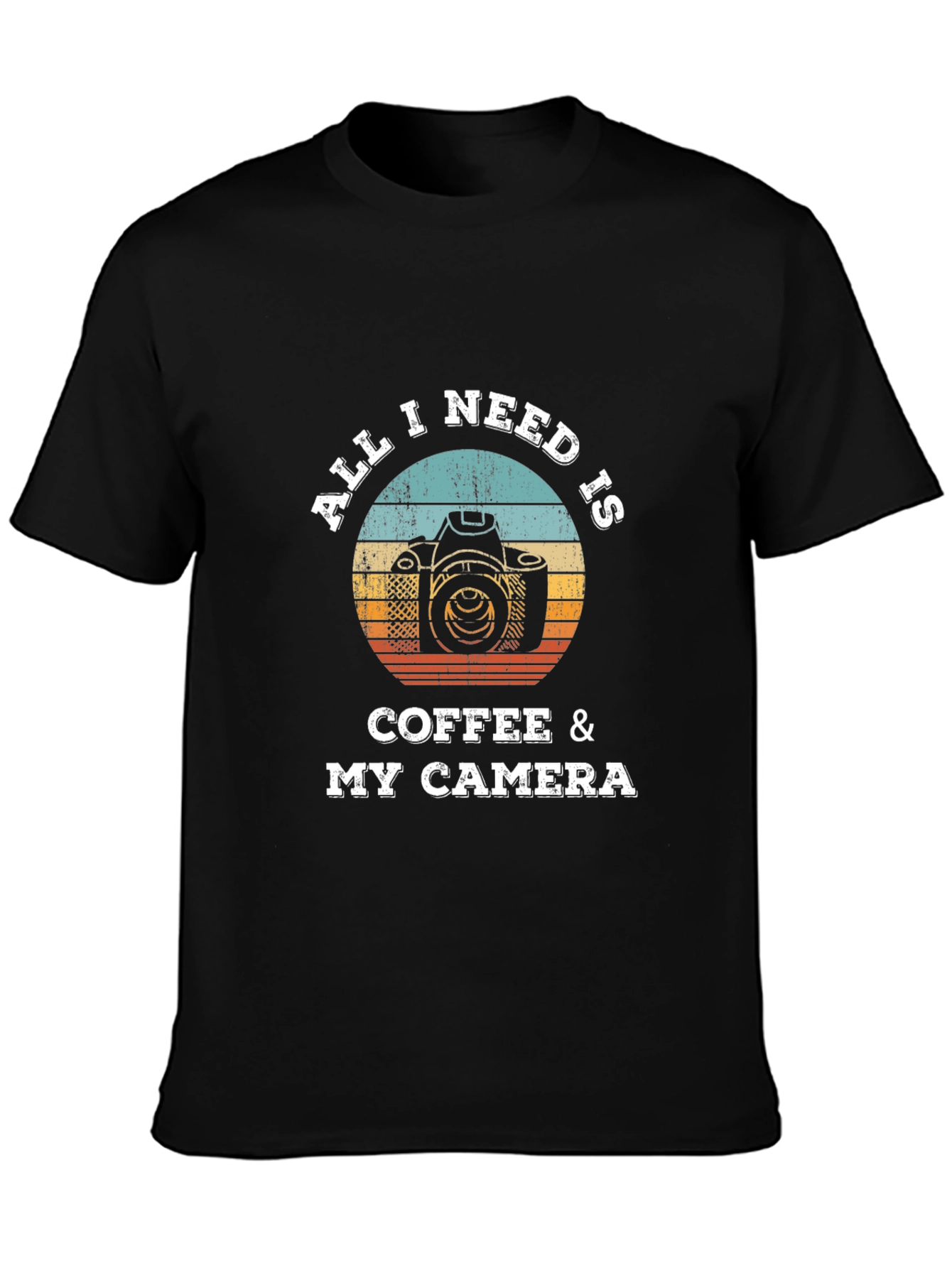 Coffee & Camera Graphic T-Shirt