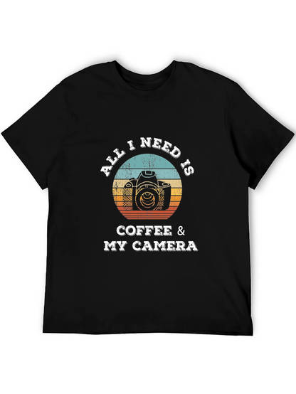 Coffee & Camera Graphic T-Shirt