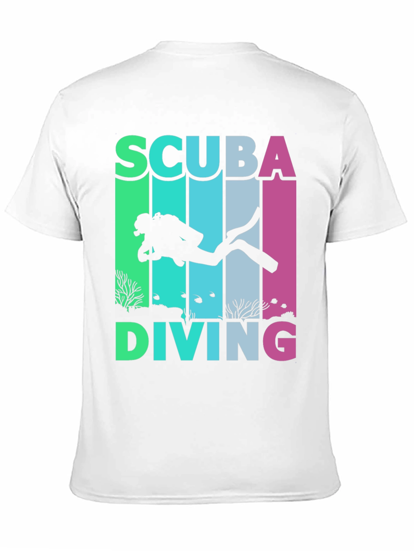 Scuba Diving T-Shirt - Diver Silhouette Graphic Tee