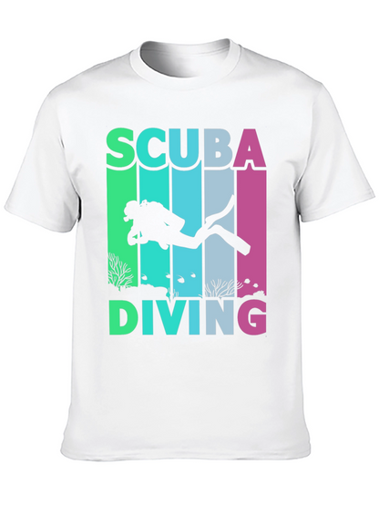 Scuba Diving T-Shirt - Diver Silhouette Graphic Tee