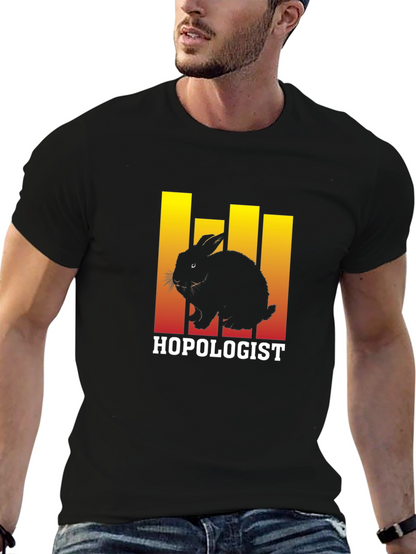 Hopologist T-Shirt - Rabbit Graphic Tee
