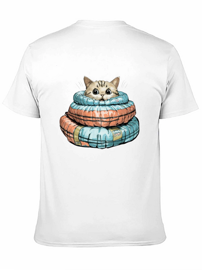 Cat in Life Preserver T-Shirt
