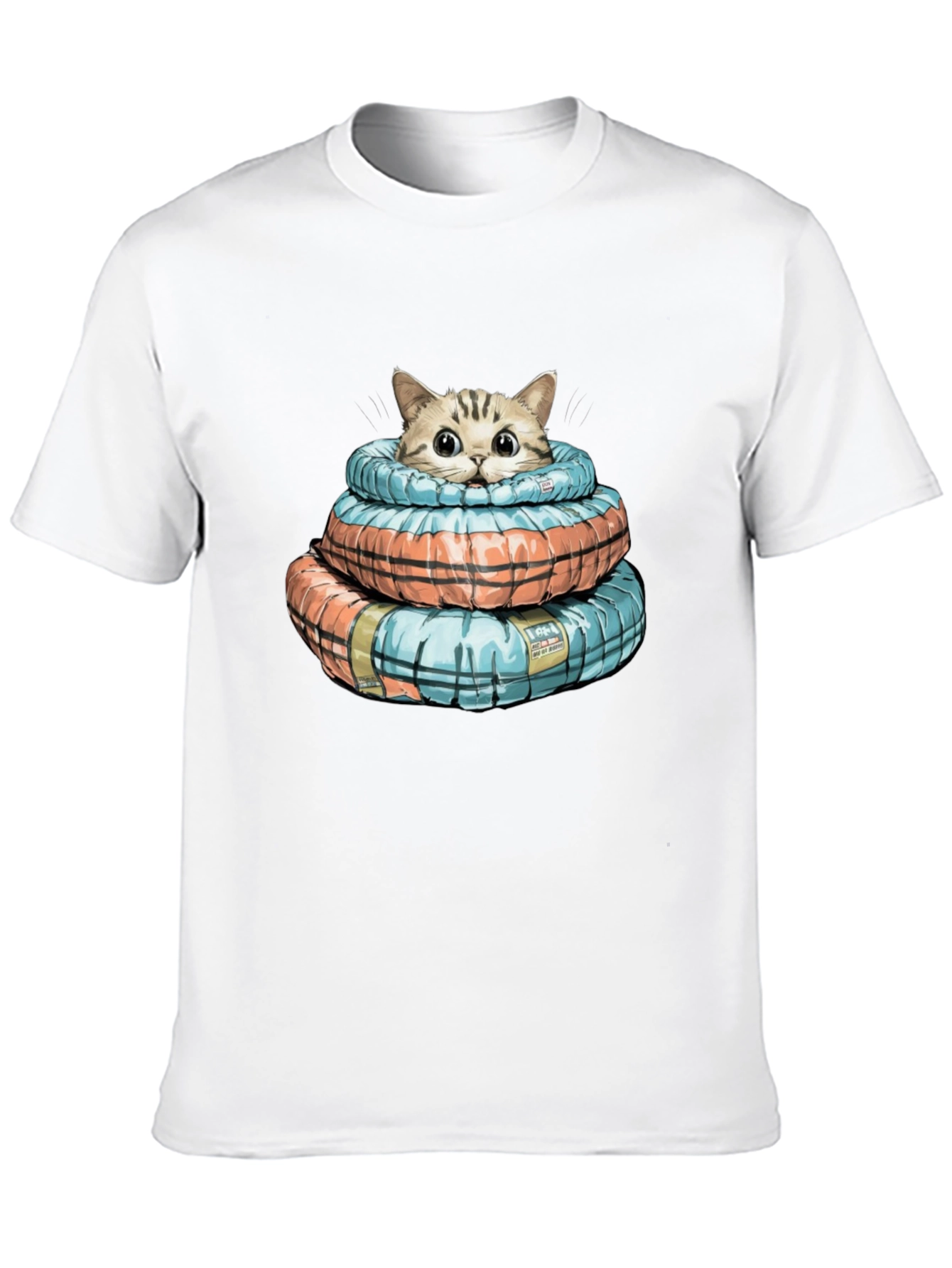 Cat in Life Preserver T-Shirt