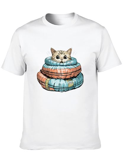 Cat in Life Preserver T-Shirt