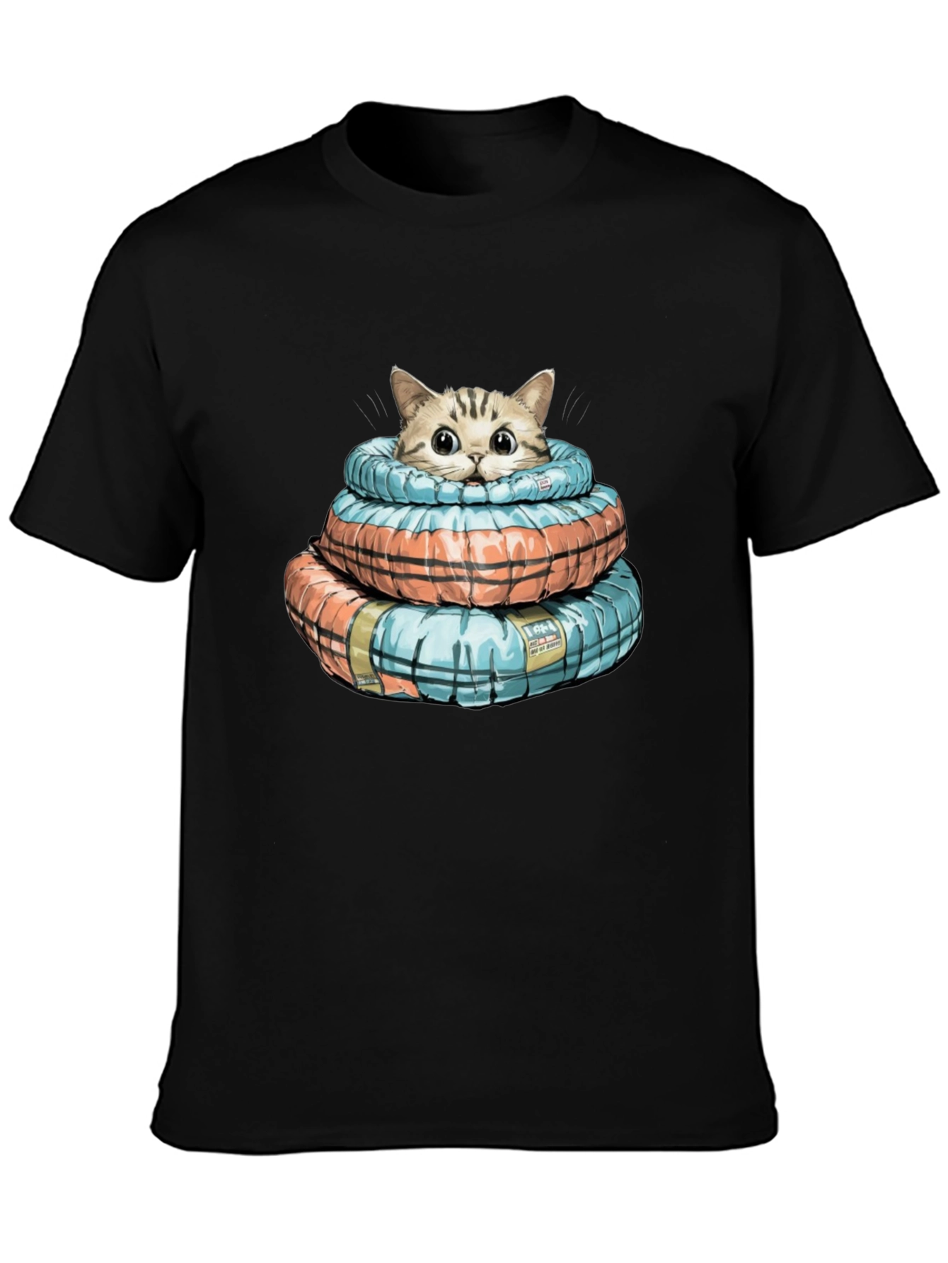 Cat in Life Preserver T-Shirt