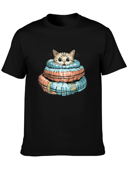 Cat in Life Preserver T-Shirt