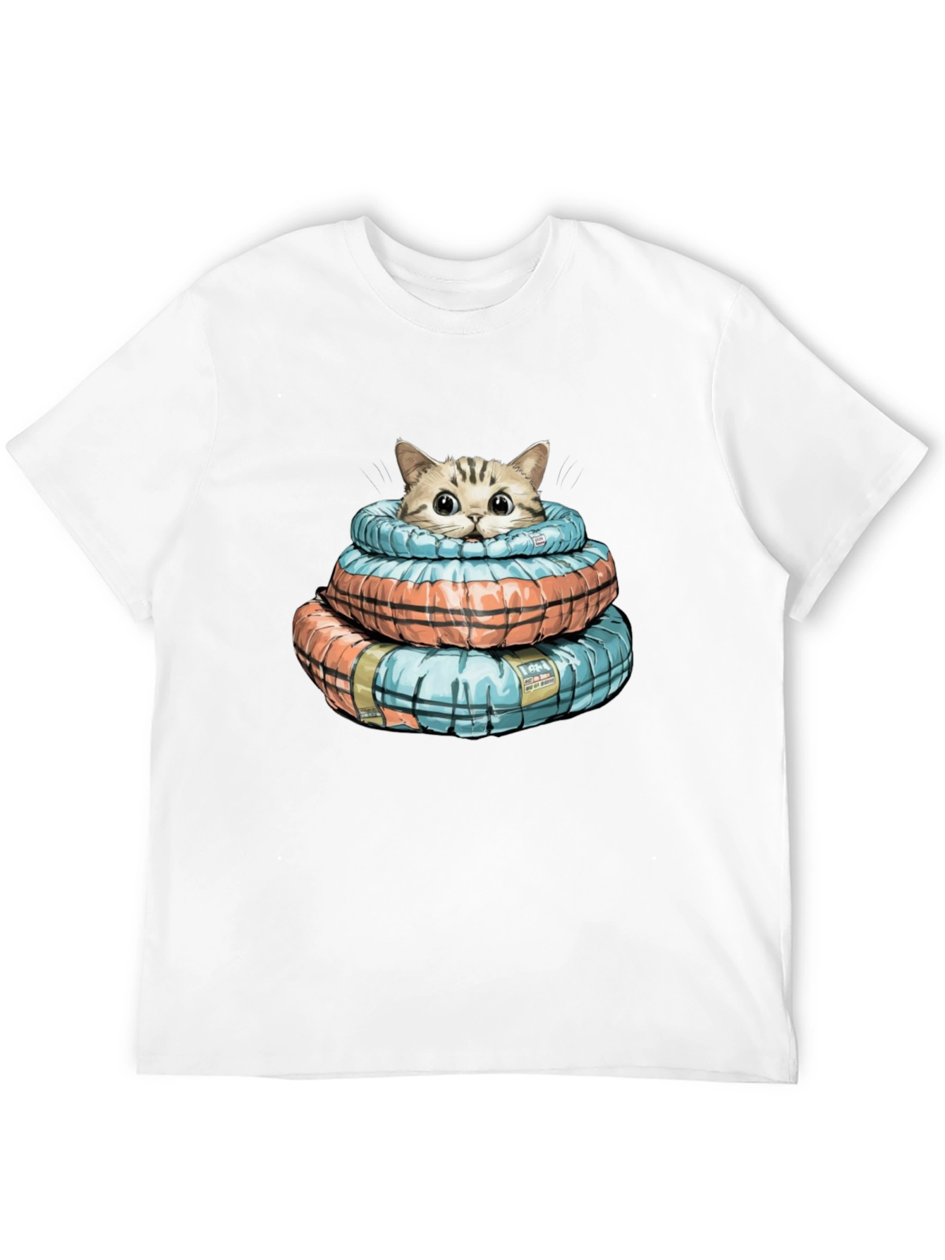Cat in Life Preserver T-Shirt