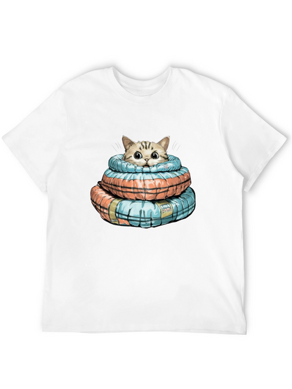 Cat in Life Preserver T-Shirt