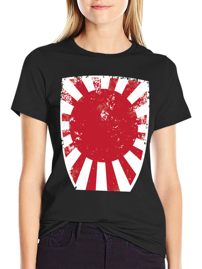 Rising Sun Graphic Tee - Distressed Print