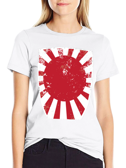 Rising Sun Graphic Tee - Distressed Print