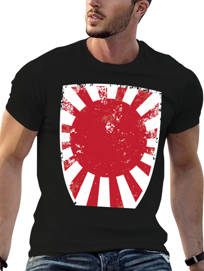 Rising Sun Graphic Tee - Distressed Print
