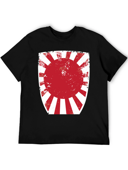 Rising Sun Graphic Tee - Distressed Print