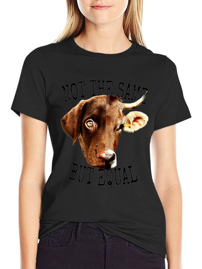 Not the Same But Equal Funny Animal T-Shirt