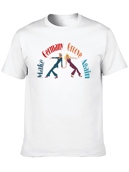 Groovy Germany Graphic Tee - Retro 70s Style