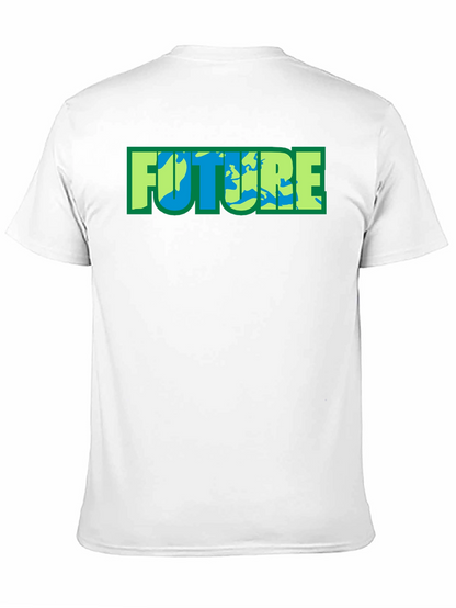 Earth Future Graphic Tee - Black Cotton Blend