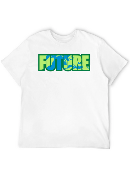 Earth Future Graphic Tee - Black Cotton Blend