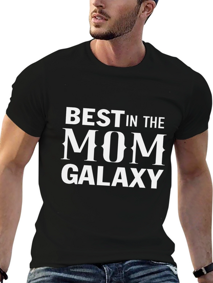 Best Mom in the Galaxy Black T-Shirt