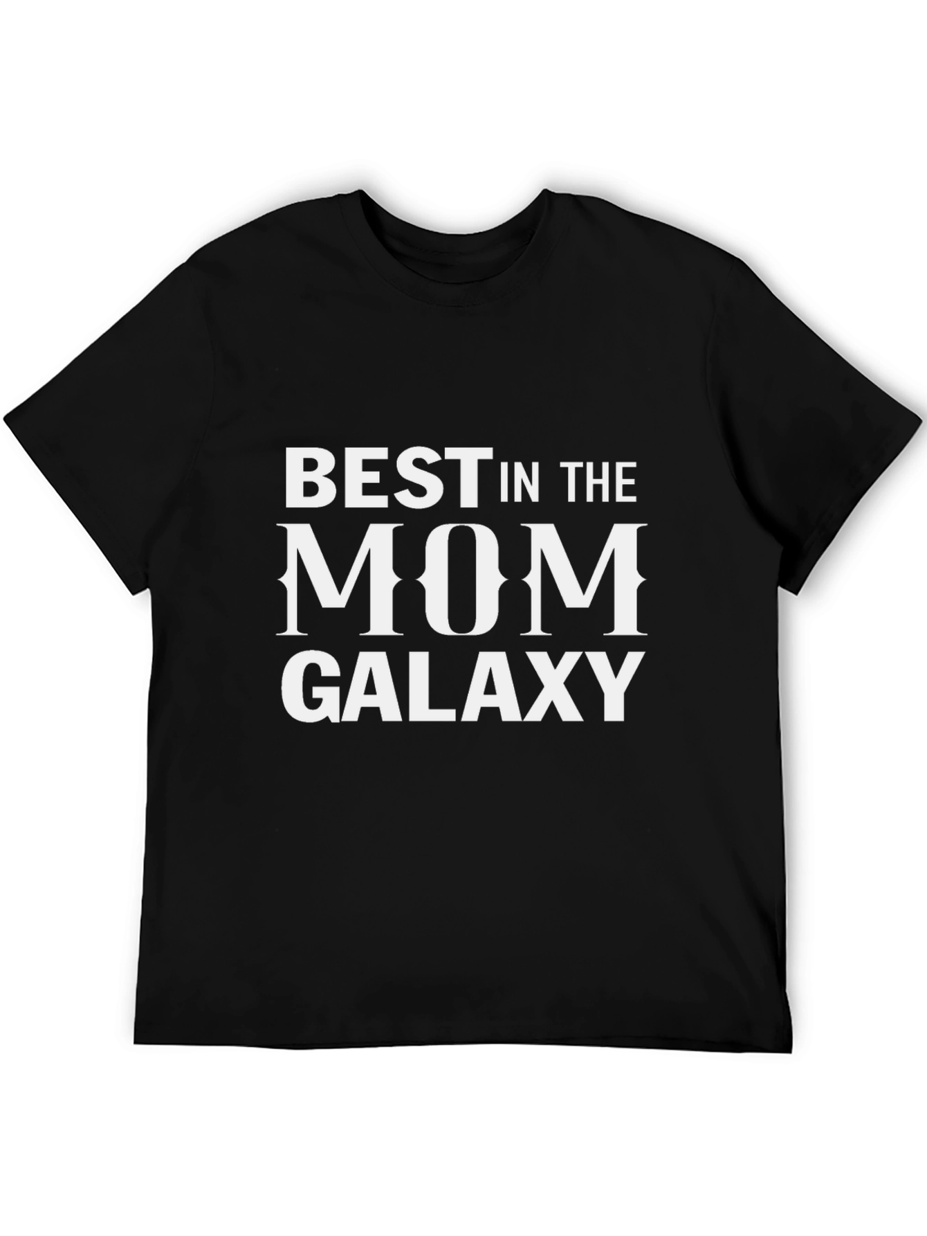 Best Mom in the Galaxy Black T-Shirt