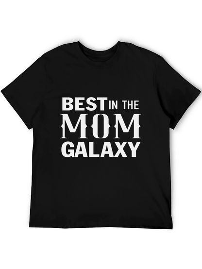 Best Mom in the Galaxy Black T-Shirt