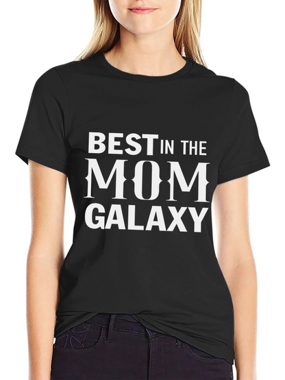 Best Mom in the Galaxy Black T-Shirt