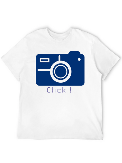 Click! Camera Graphic T-Shirt - Black