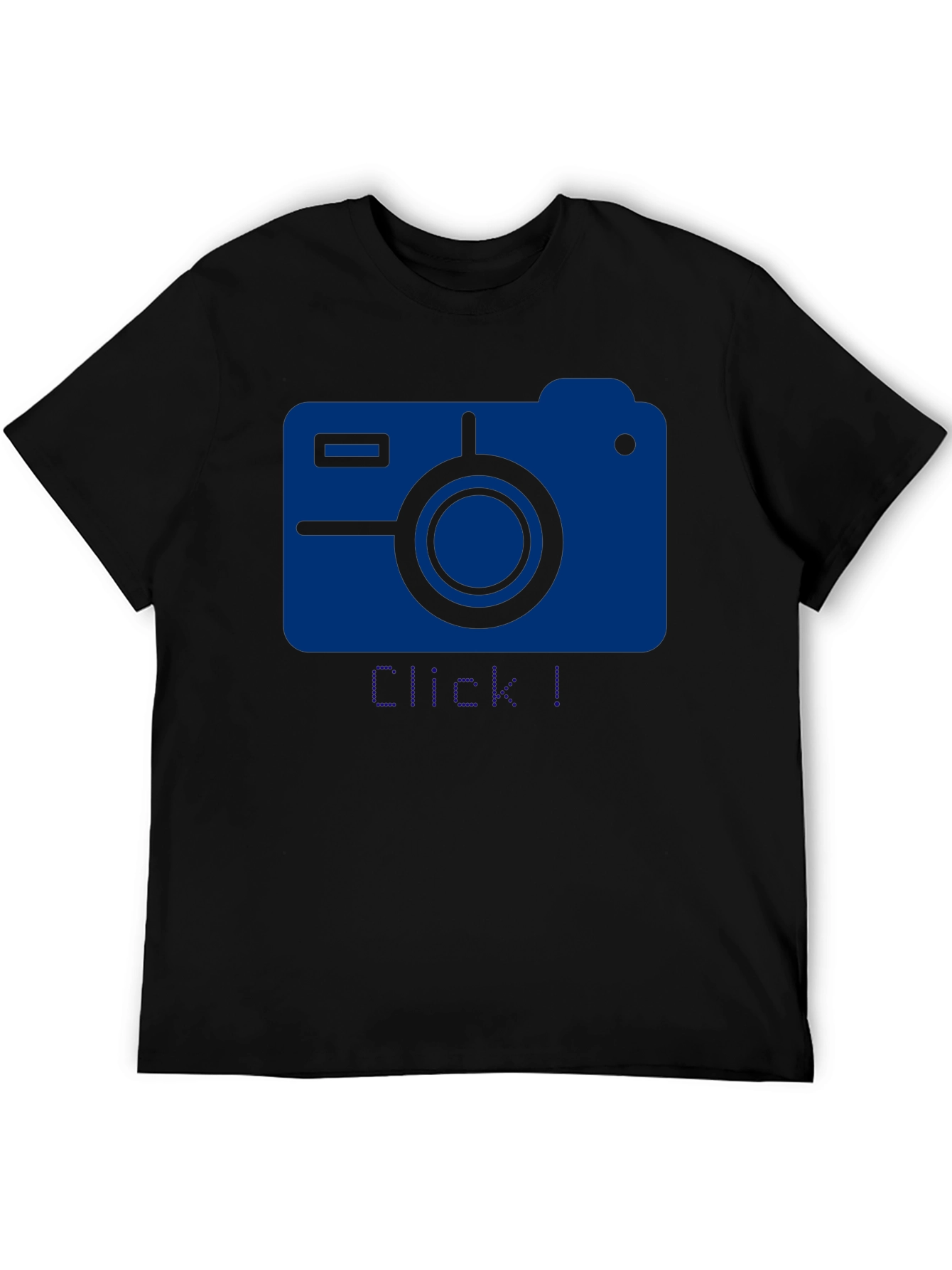 Click! Camera Graphic T-Shirt - Black