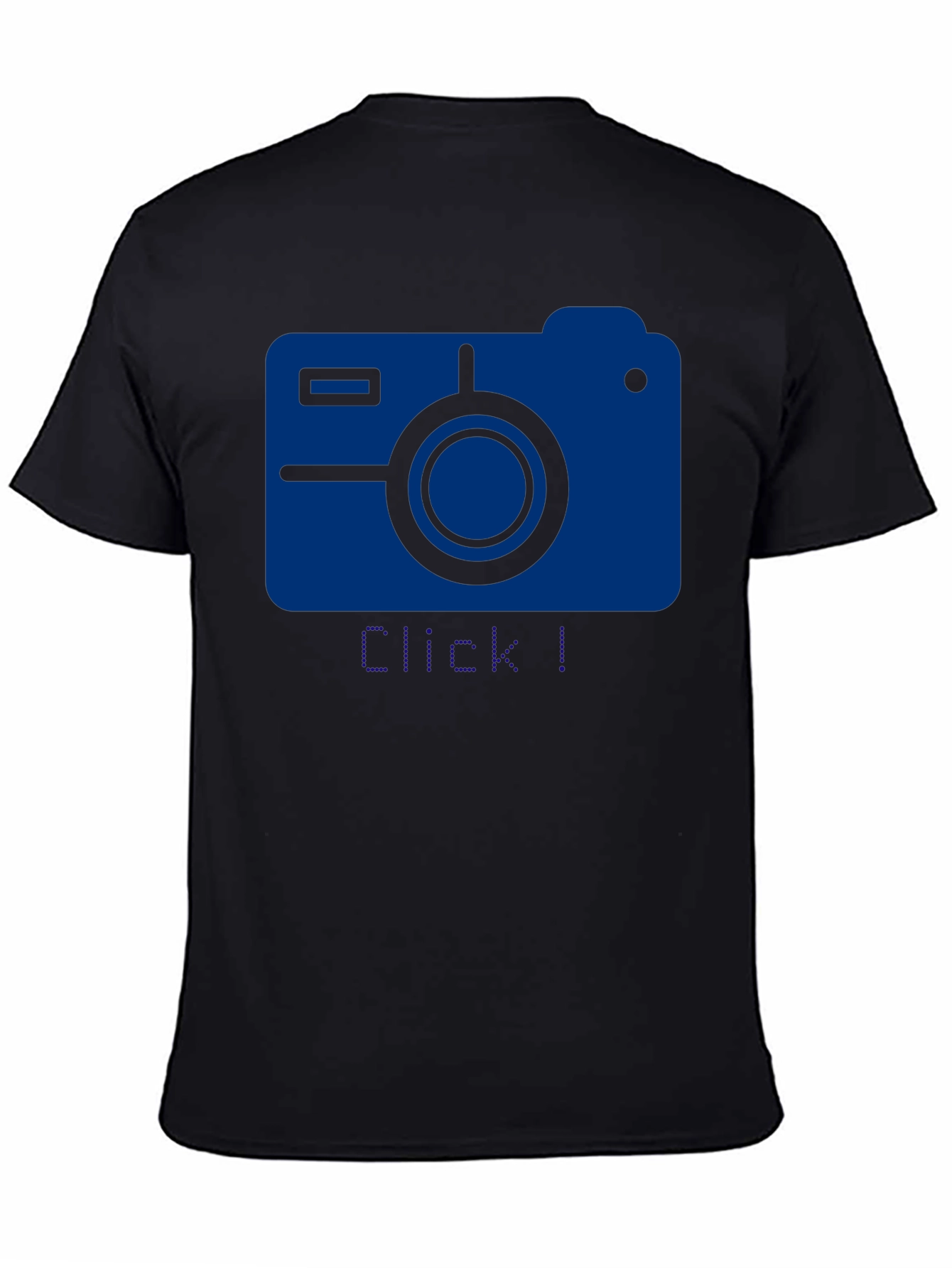 Click! Camera Graphic T-Shirt - Black