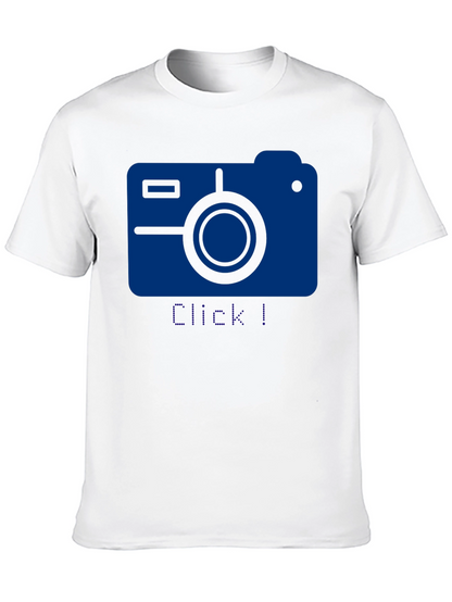 Click! Camera Graphic T-Shirt - Black