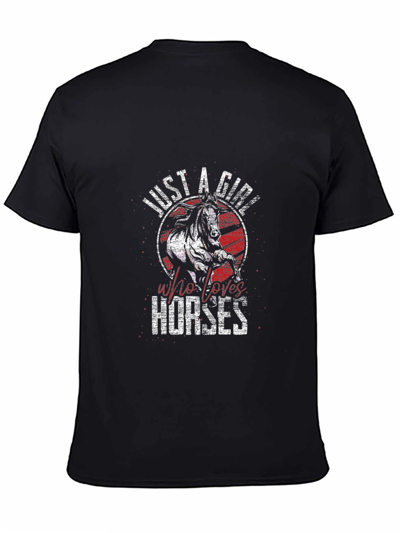 Just A Girl Who Loves Horses Graphic Tee