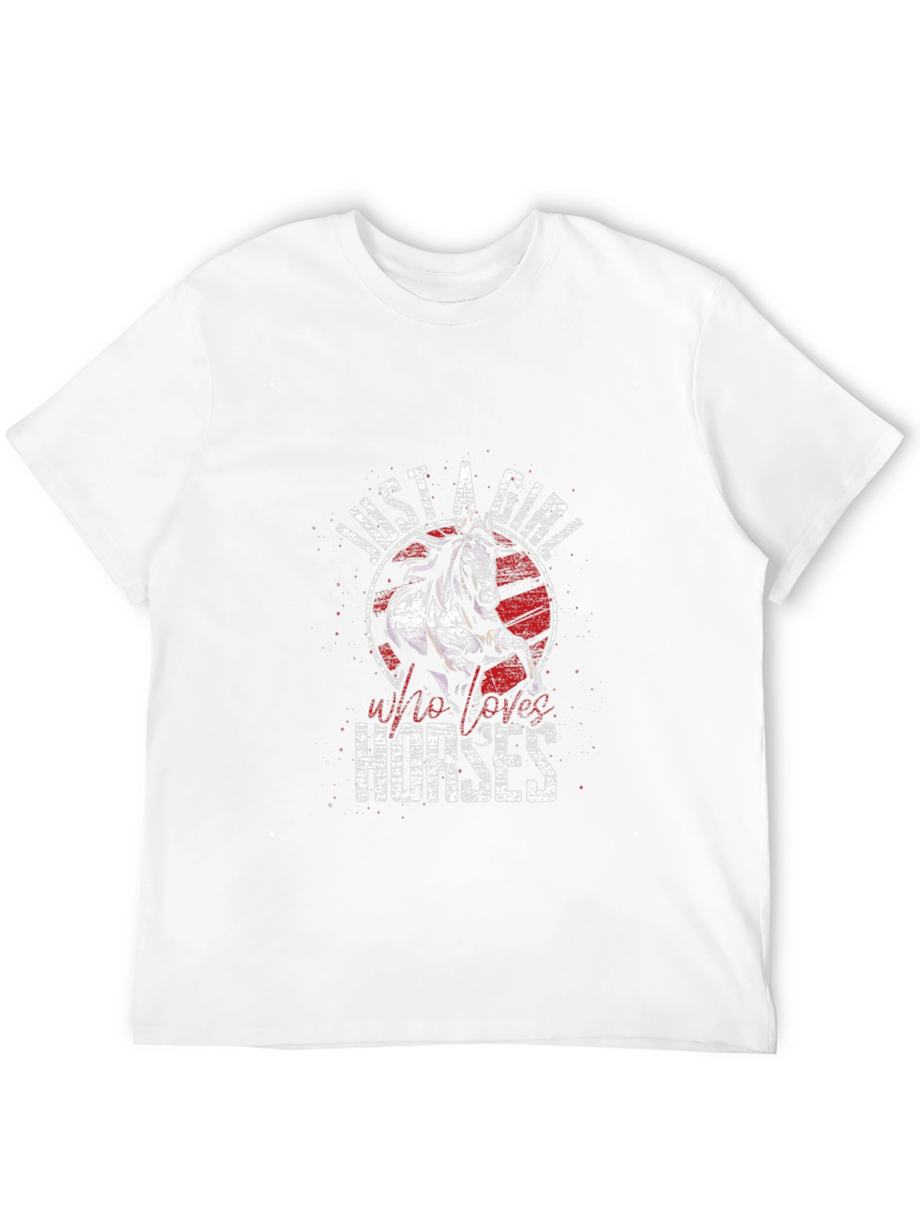 Just A Girl Who Loves Horses Graphic Tee