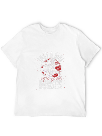 Just A Girl Who Loves Horses Graphic Tee