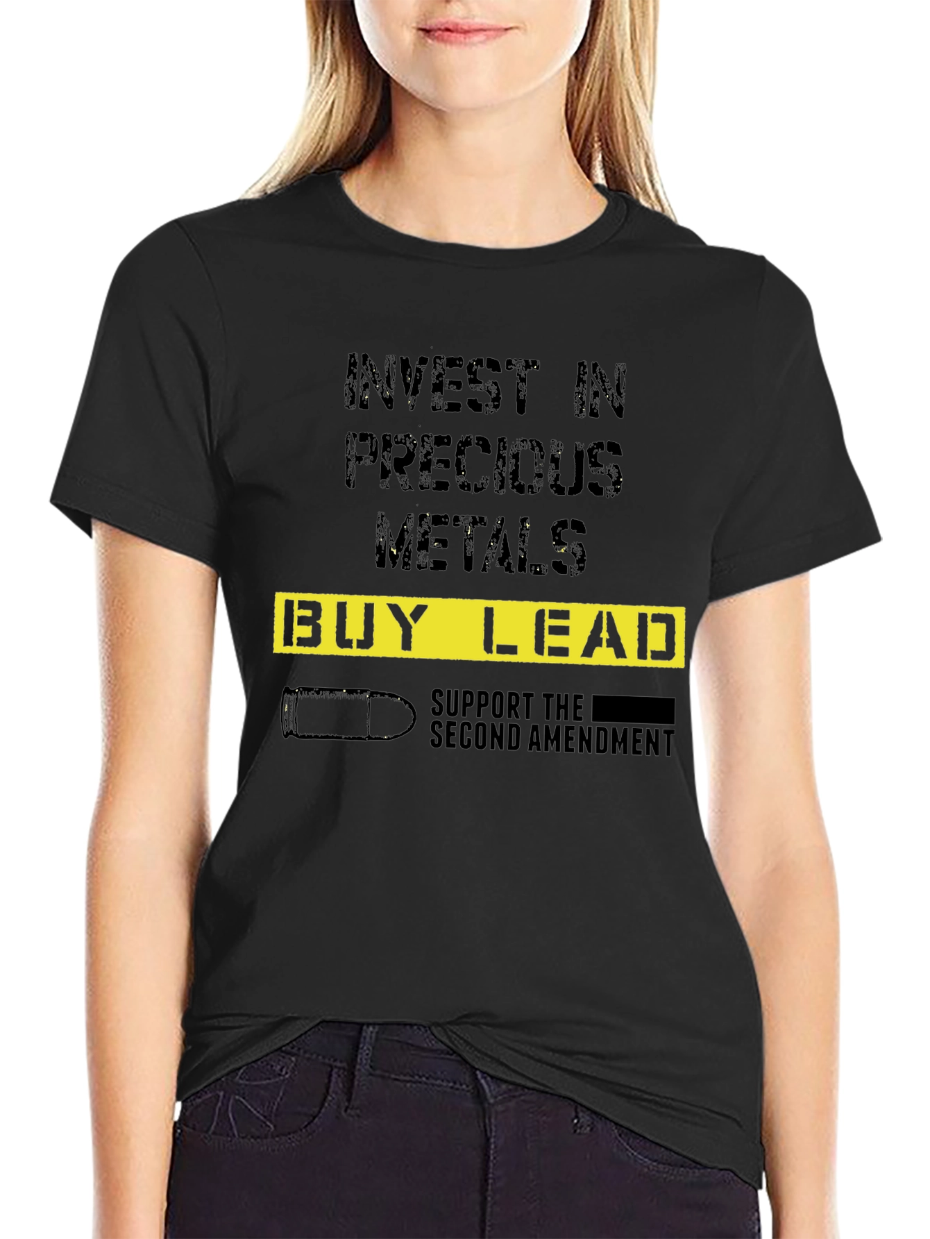 Invest in Lead T-Shirt - Second Amendment Support