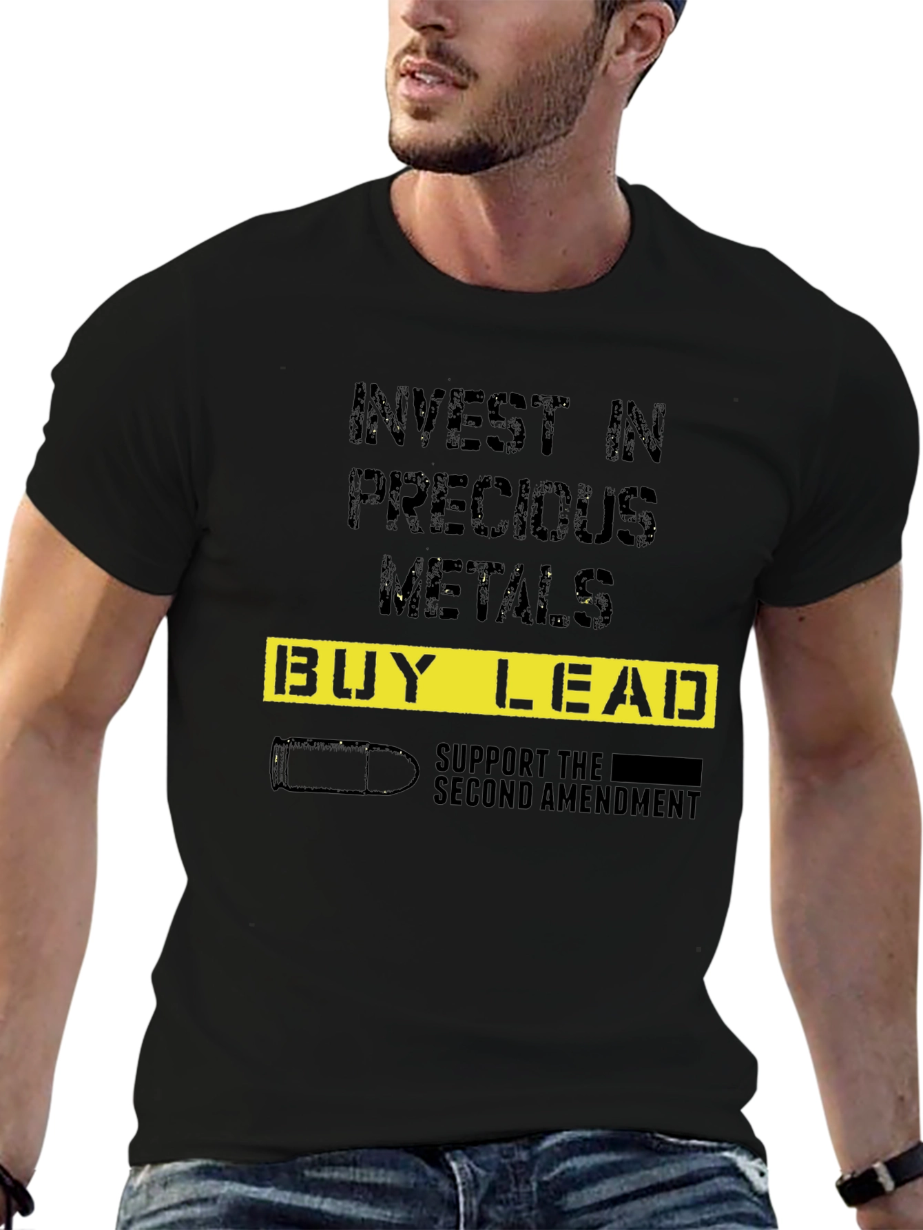 Invest in Lead T-Shirt - Second Amendment Support