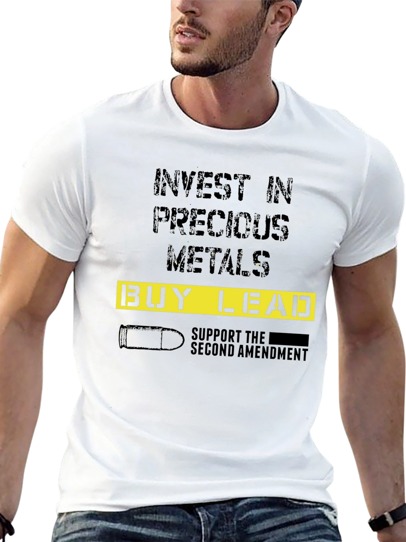 Invest in Lead T-Shirt - Second Amendment Support