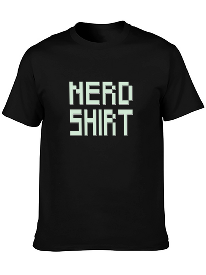 Nerd Shirt - Black Graphic Tee