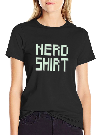 Nerd Shirt - Black Graphic Tee