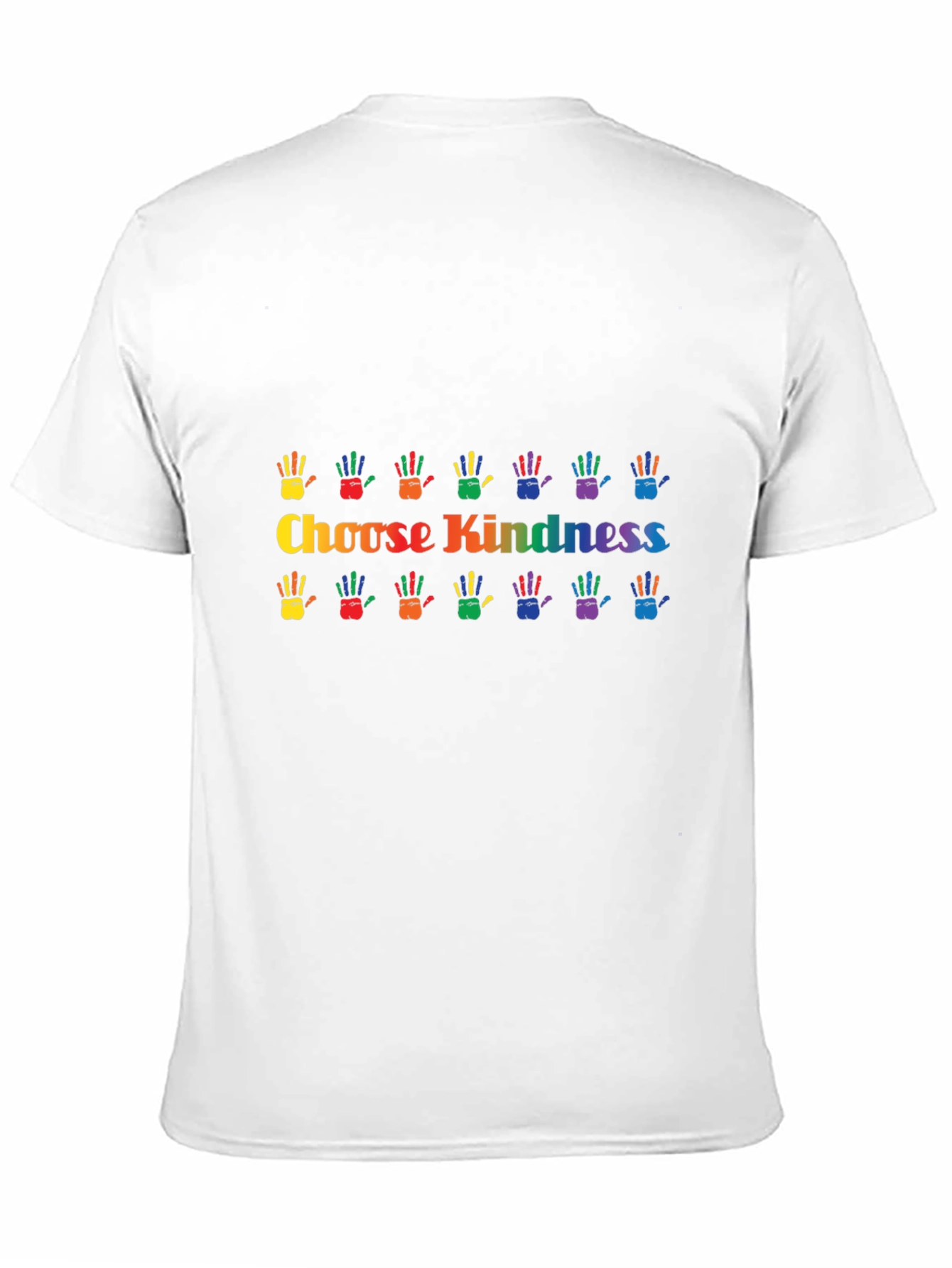 Choose Kindness Rainbow Handprint Graphic Tee